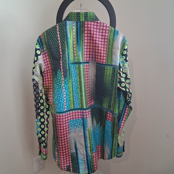 Robert Graham " Flowerpot" Regular Fit Sportshirt Button Down Size Small RARE - Picture 3 of 12